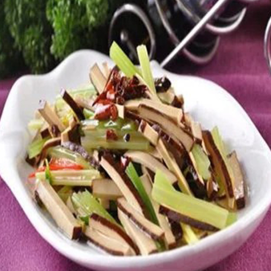 Celery Pressed Tofu Salad