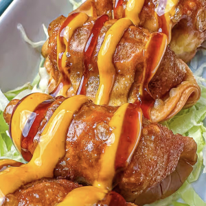 Fried Chicken Dumplings
