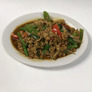 Pad Kra Pow with Rice
