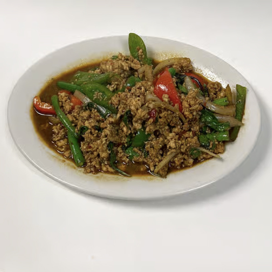 Pad Kra Pow with Rice