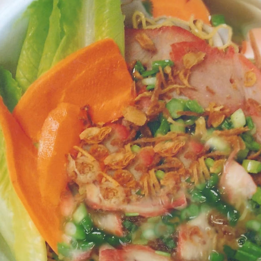 16. Roast Pork Egg Noodles