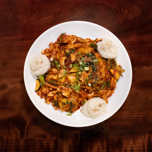 Spicy Stir-Fried Squid (오징어볶음)