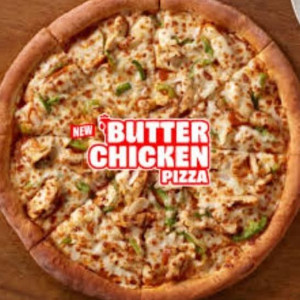 Butter Chicken Pizza