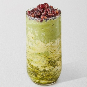Macha Snowflake with Red Bean 抹茶红豆雪香