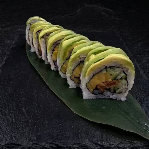 R13. Veggie Dragon Roll (8 pcs) 菜龙卷