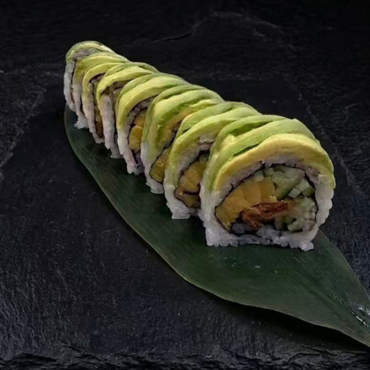 R13. Veggie Dragon Roll (8 pcs) 菜龙卷