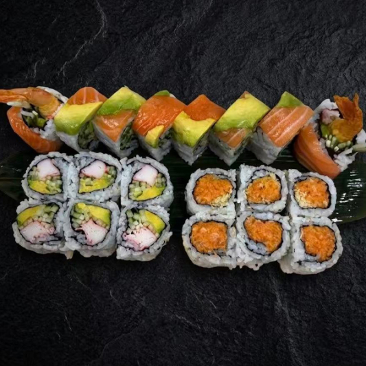 P1. Assorted Roll (20 pcs) 什锦卷物拼盘