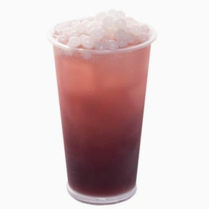 Red Grape Yakult with Popping Boba