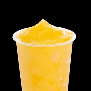 Mango Slush with Mango Popping Boba