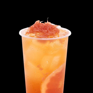 Grapefruit Four Season Oolong Tea with Coconut Jelly
