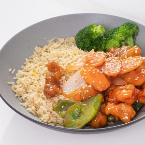 Sweet & Sour Chicken on Rice