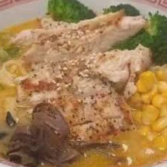 Grilled Chicken Rice Noodles