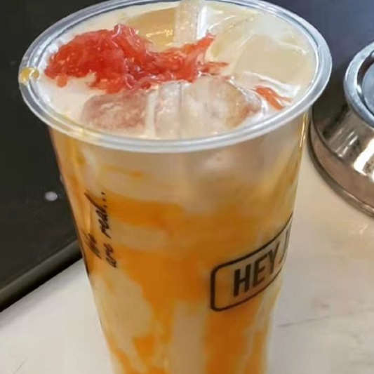 Coconut Milk with Mango Sago