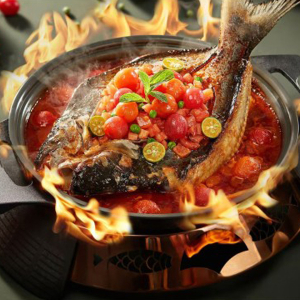Tomato Grilled Fish 柑橘番茄烤鱼