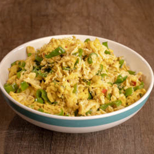 Stir-Fried Egg with Green Pepper 香辣炒蛋