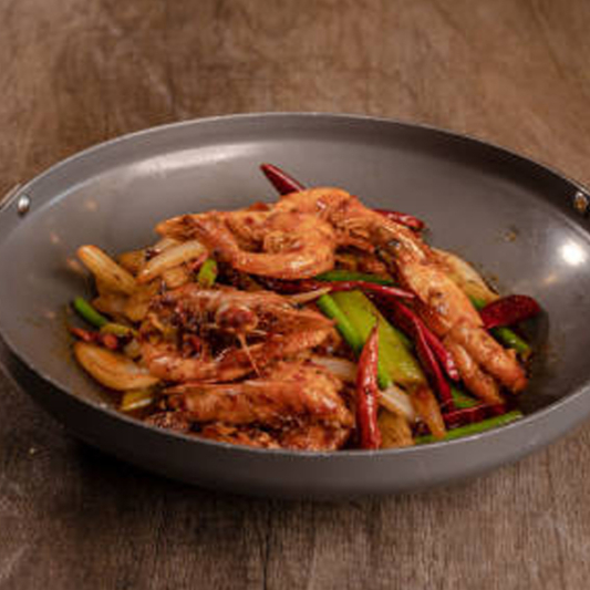 Spicy Griddle Shrimp 干锅大虾 