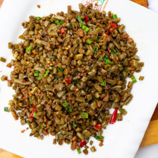 Stir-Fried Pickled Cowpeas 肉末酸豇豆
