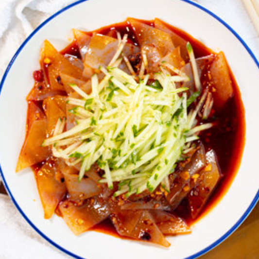 Crystal Noodles in Chili Sauce 川北凉粉