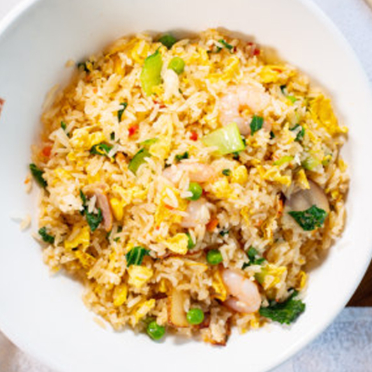 Stir-Fried Rice with Salty Pork 农家炒饭 
