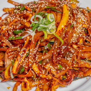 17. Ojingeo Bokkeum (오징어 볶음) / Spicy Stir-Fried Squid
