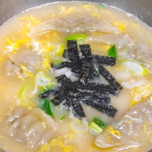 5. Mandu Guk (만두국) / Dumpling Soup