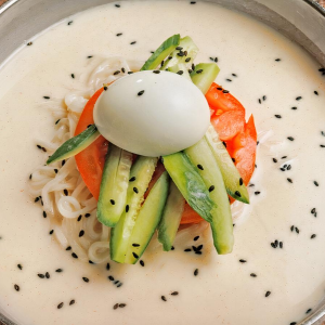 34. Kong Guksu (냉콩국수)/ Iced Bean Noodles (Seasonal Service)