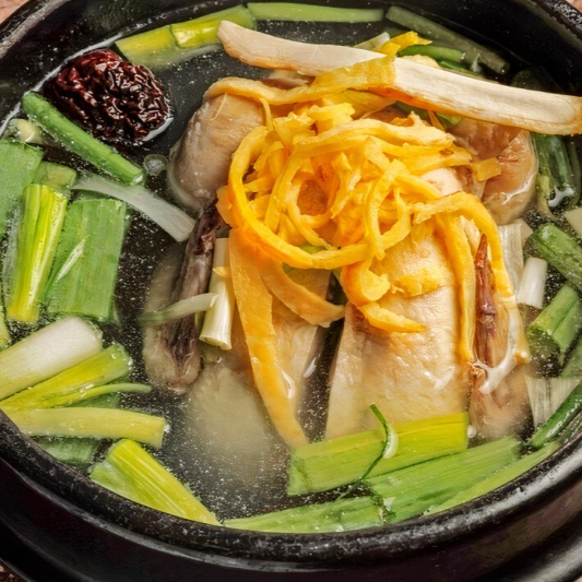 10. Samgyetang (삼계탕) / Ginseng Chicken Soup
