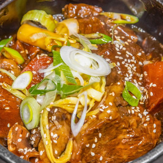 13. Angus Galbijjim (5 pcs) (갈비찜) / Angus Braised Short Ribs