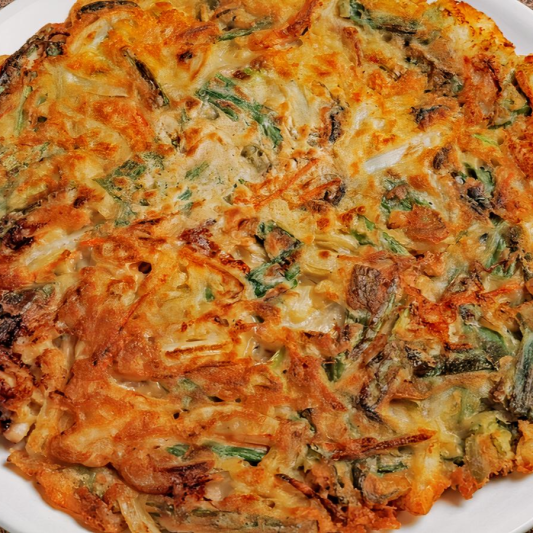 28. Haemul Pajeon (해물파전) / Korean Seafood Pancake