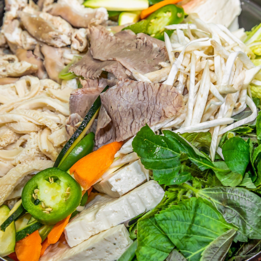 25. Gopchang-Jeongol (곱창전골) / Spicy Beef Intestines Hot Pot
