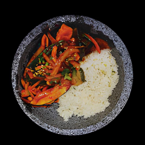 Hot Stone Pot Spicy Squid 돌솥오징어