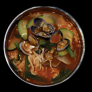 Spicy Clam Noodles 매운바지락칼국수