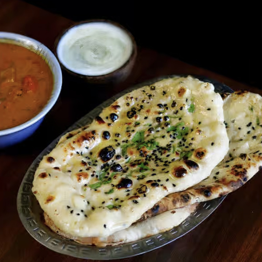 Aloo Kulcha with Raita