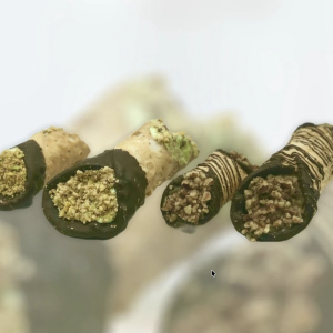 German Chocolate Cannoli
