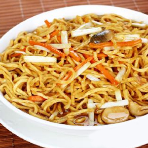 Shiitake Mushroom E-Fu Noodles