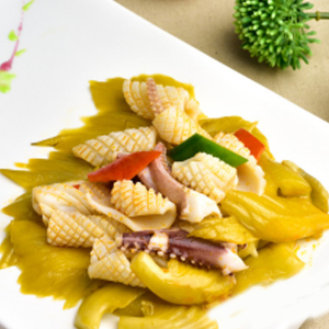 Squid with Sour Cabbage
