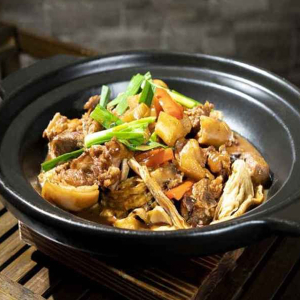 Lamb with Bean Curd Stick Casserole