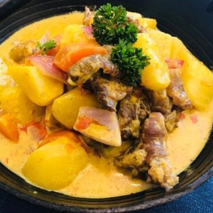 Beef Stew with Curry Sauce Casserole