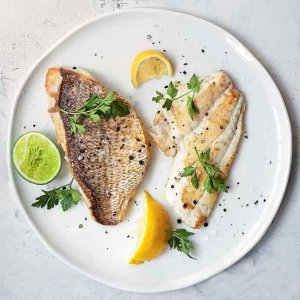 Pan-Fried Butter Fish on Rice