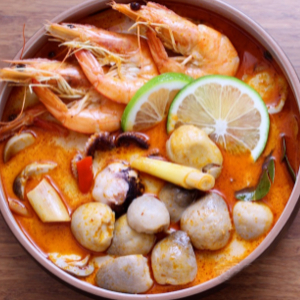Thai Tom Yum Seafood Soup