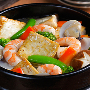 Seafood with Bean Curd Casserole