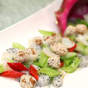 Seasonal Vegetables Stir-Fried with Rice