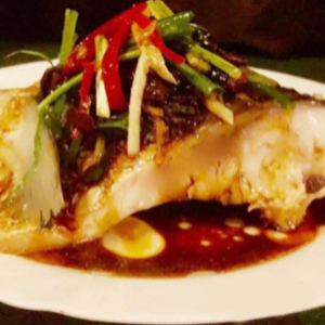 Grass Carp with Black Bean Sauce