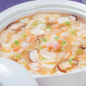 Seafood Soup with Dry Scallops