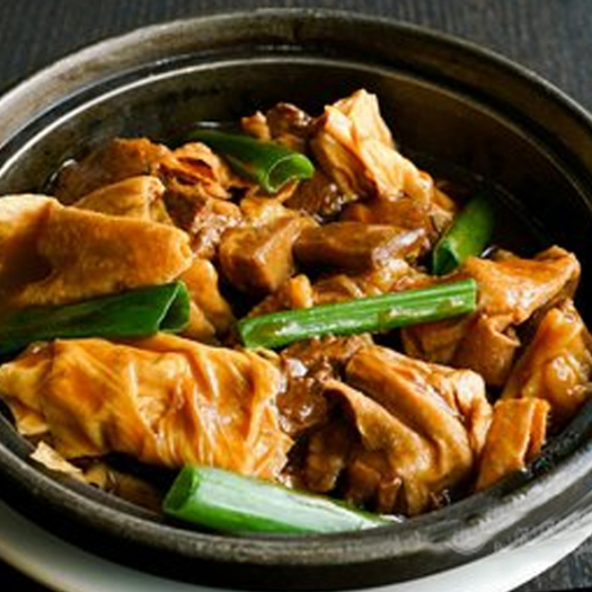 Beef Stew with Bean Curd Stick Casserole