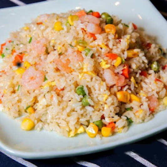 Shrimp Fried Egg on Rice
