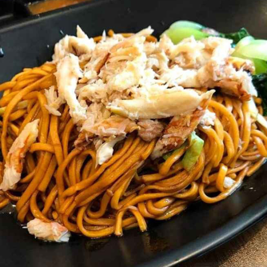 Crab Meat E-Fu Noodles