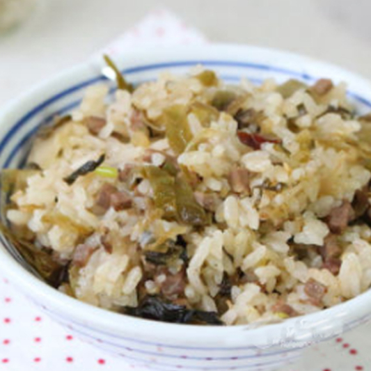 Beef with Sour Cabbage on Rice