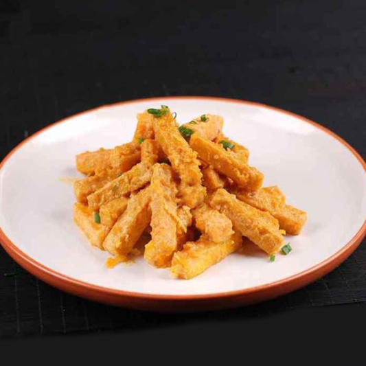 Pumpkin Bars with Saled Egg Yolks