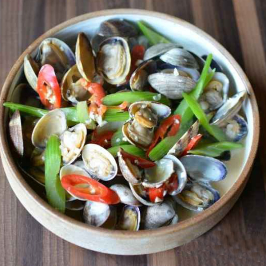 Fried Tofu with Sea Clams